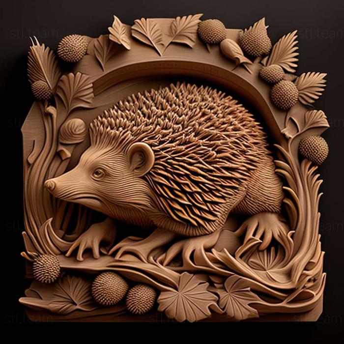 Animals hedgehog